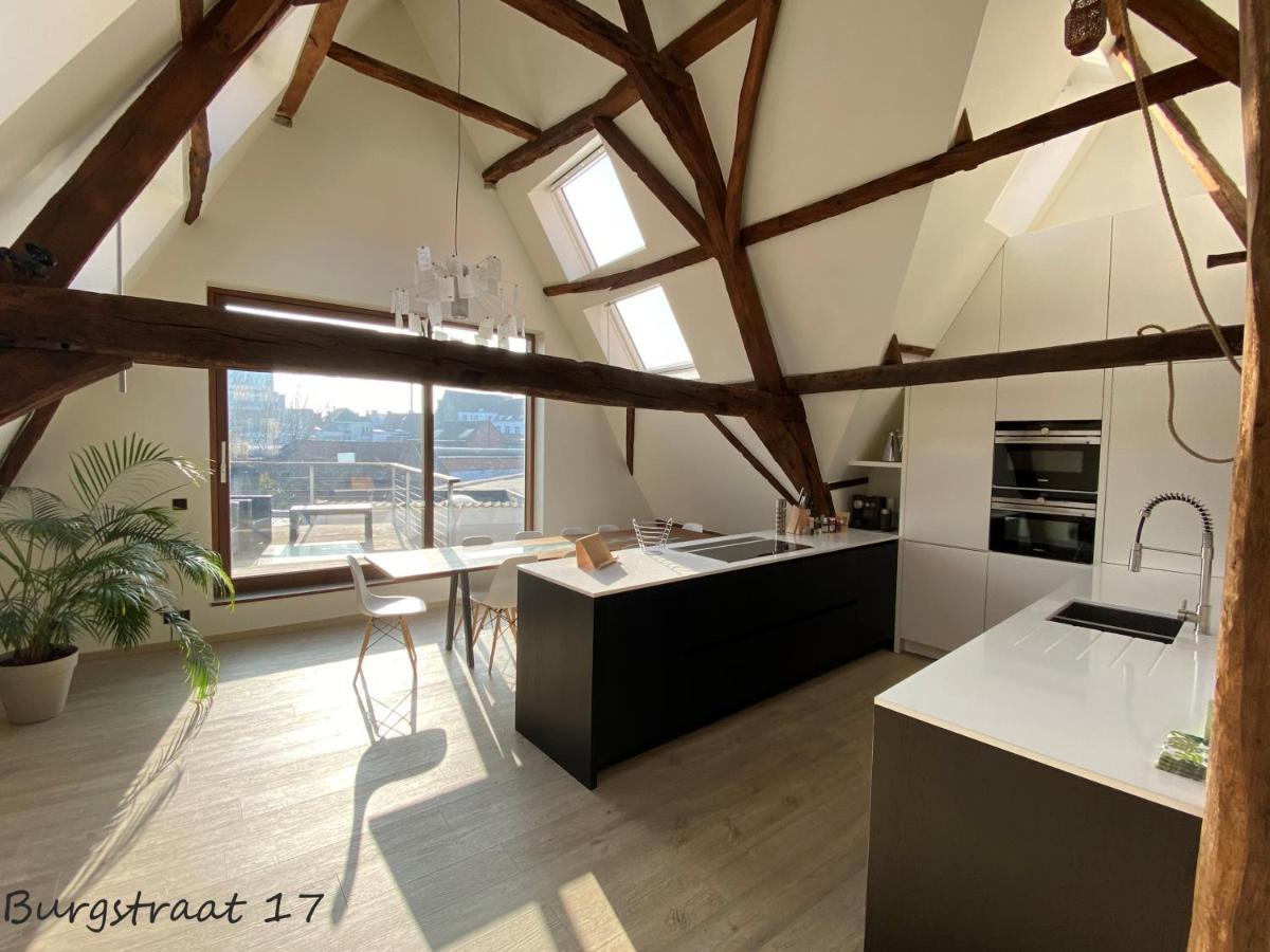 Burgstraat 17 Apartment In Exclusive Patrician House In Medieval גנט מראה חיצוני תמונה